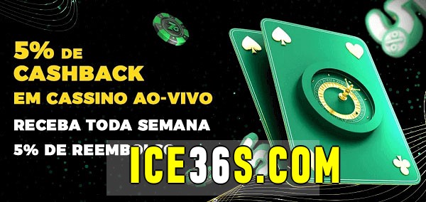 Promoções do cassino ao Vivo ice36 